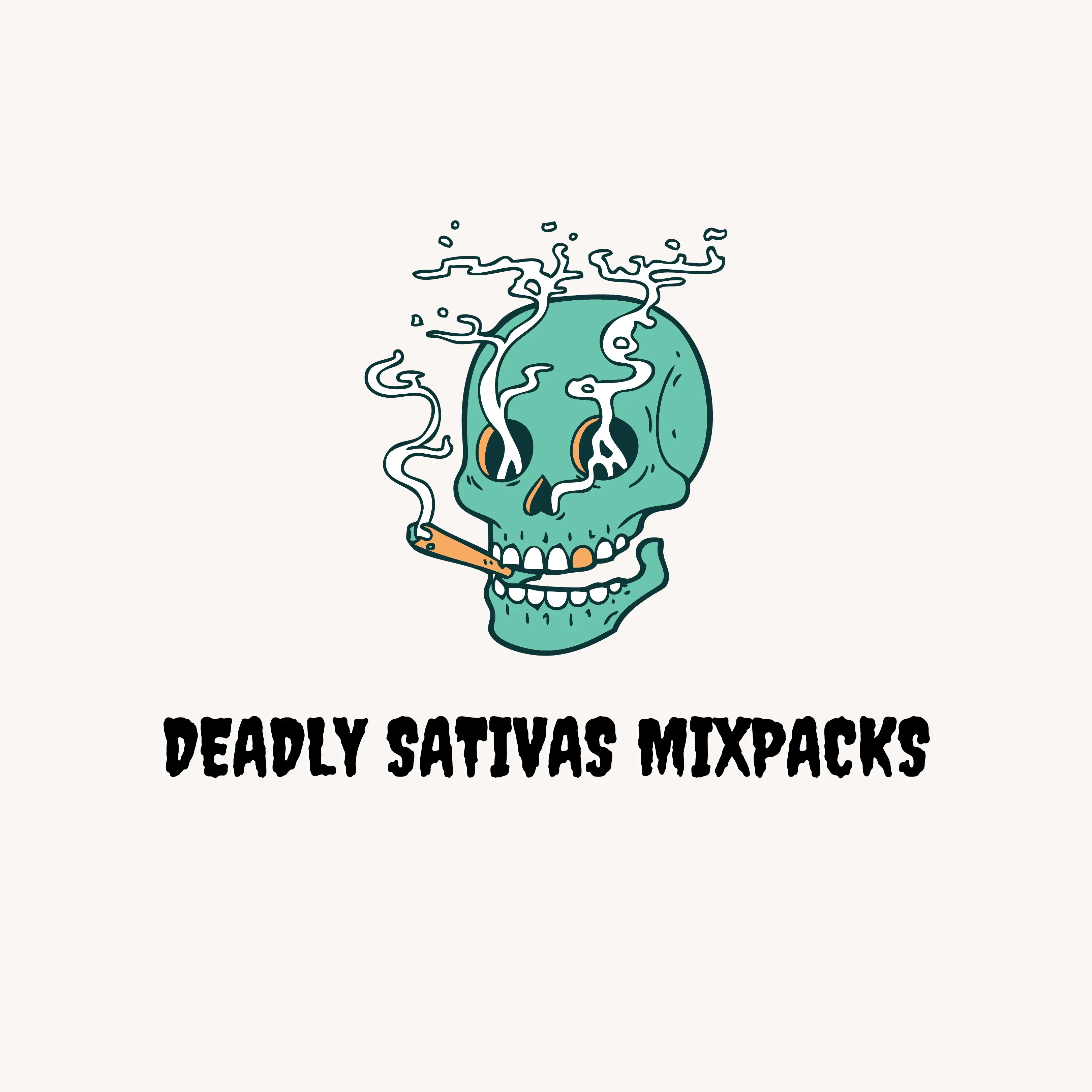 Deadly Sativas Mixpack cannabis seeds packaging — Royal King Seeds Australia