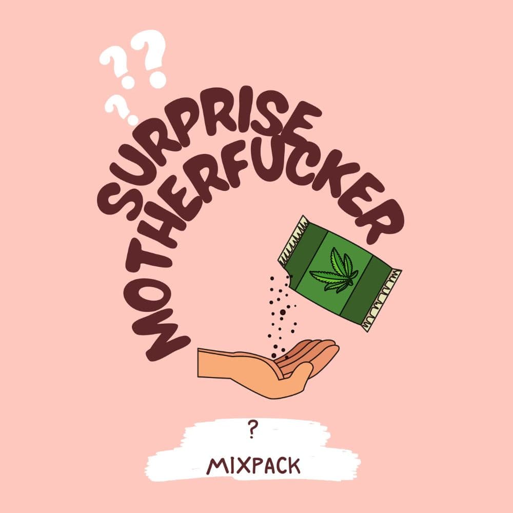 Surprise MFCKR Mixpack cannabis seeds packaging — Royal King Seeds Australia