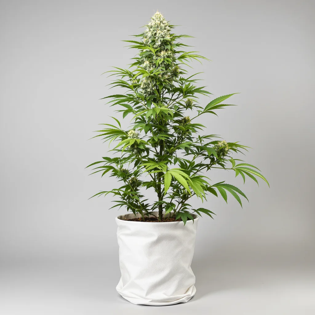 $100 OG cannabis bud close-up showing balanced bud structure with frosted trichomes