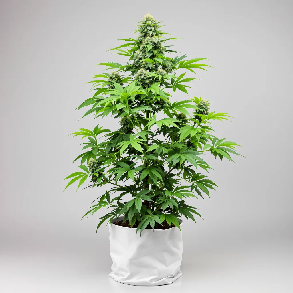13 Dawgs cannabis bud close-up showing open-bud structure with orange pistils