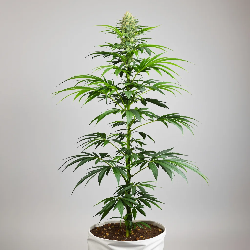 3 Kings cannabis bud close-up showing lime-green airy structure