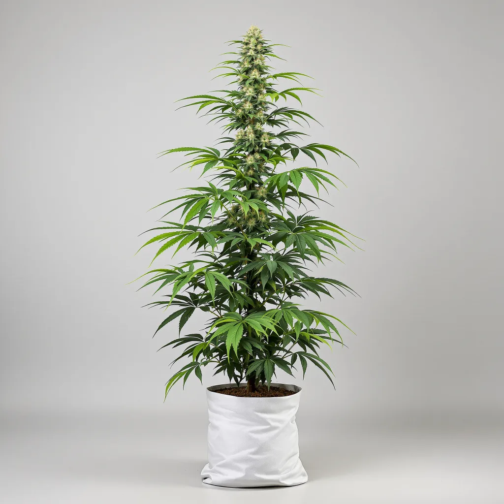 5 Alive cannabis bud close-up showing lime-green airy structure