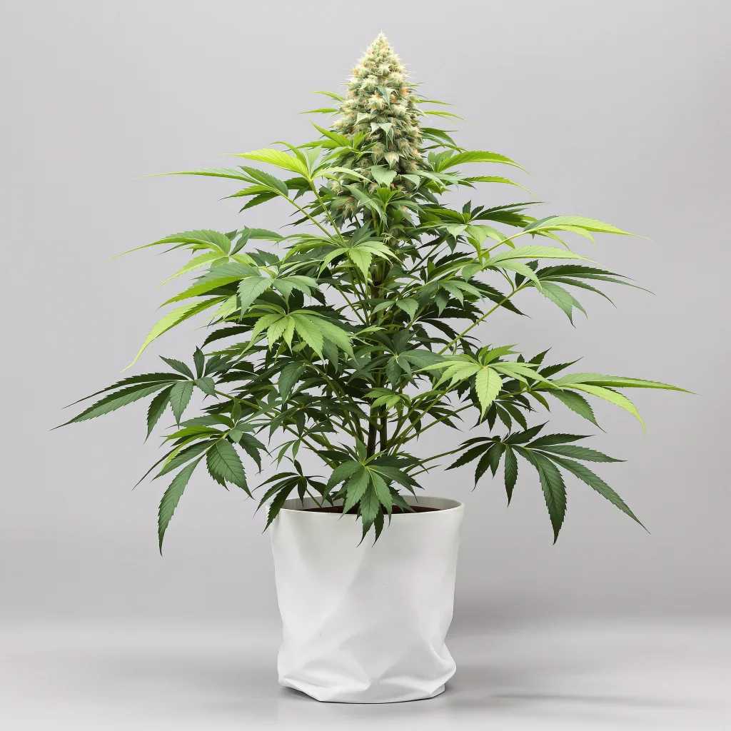 5th Element cannabis bud close-up showing dense purple-tinged calyxes