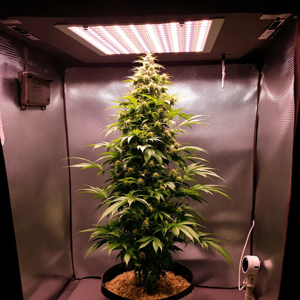 707 Headband 13% indica / 87% sativa flower with visible trichomes