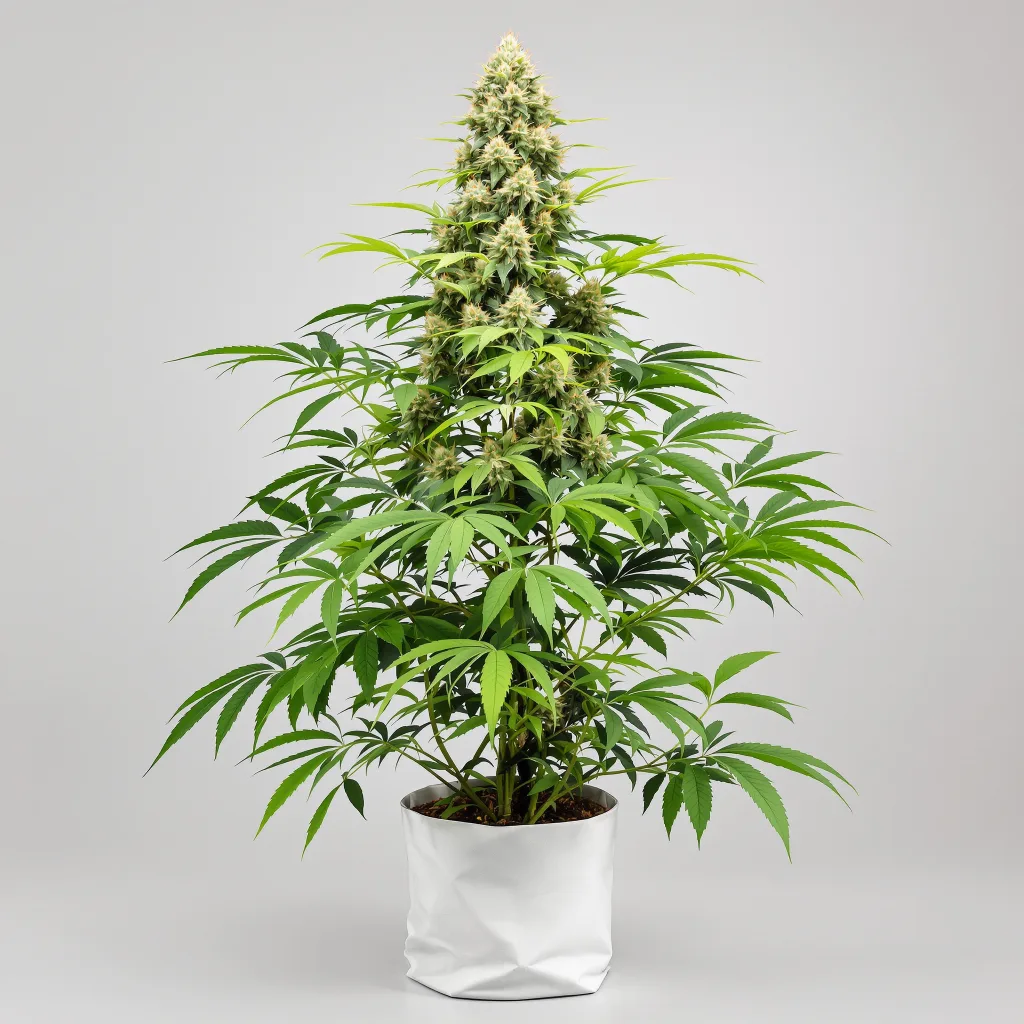 Aberdeen cannabis bud close-up showing open-bud structure with orange pistils