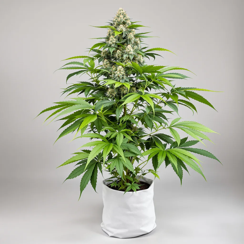 Abusive OG cannabis bud close-up showing dense purple-tinged calyxes