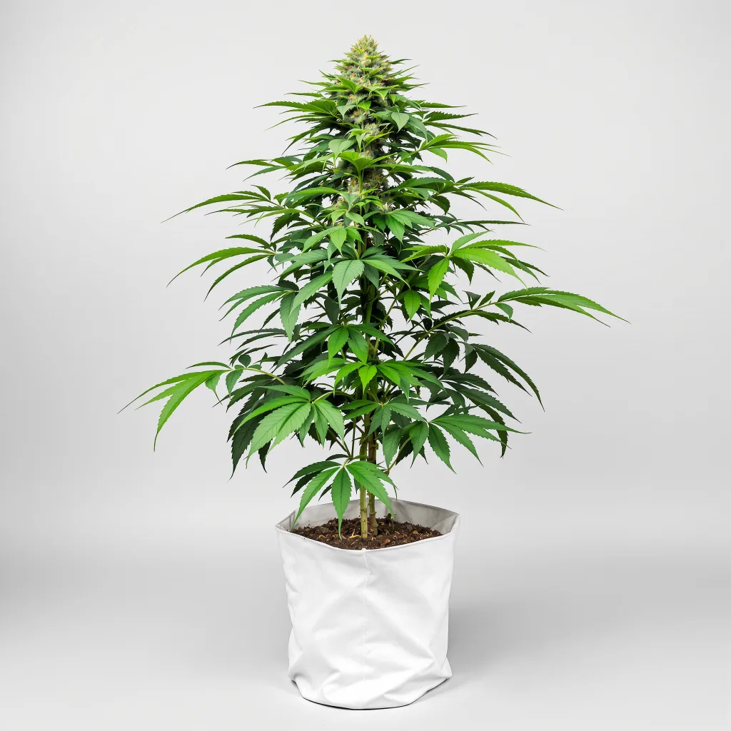 Afghan Kush cannabis bud close-up showing dense purple-tinged calyxes