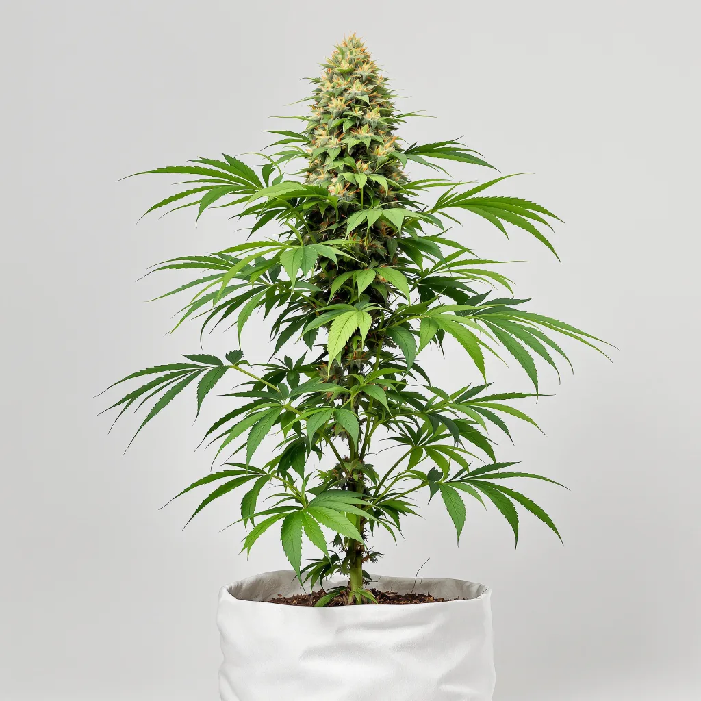 Afgoo cannabis bud close-up showing dense purple-tinged calyxes