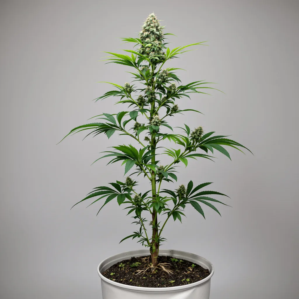 Afwreck cannabis bud close-up showing balanced bud structure with frosted trichomes