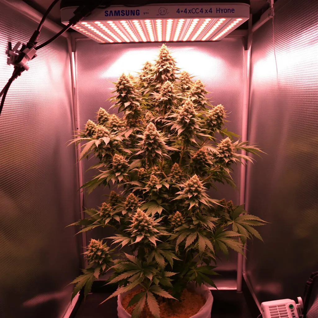 AK-47 cannabis plant in flowering stage — 60-100 cm autoflower