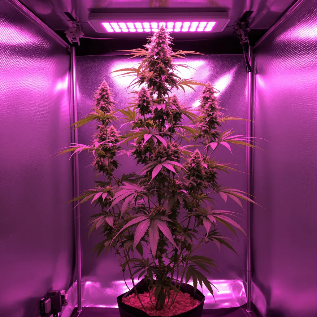 AK cannabis plant in flowering stage — 60-100 cm autoflower