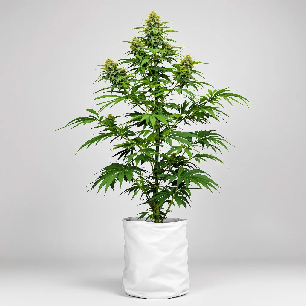 American Strain Mixpack cannabis bud close-up showing open-bud structure with orange pistils