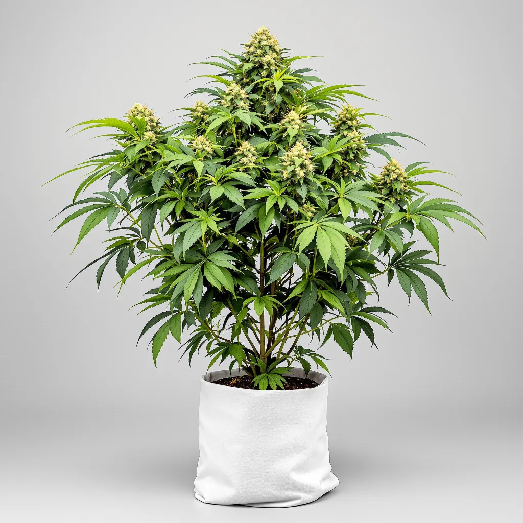 Americano cannabis bud close-up showing dense purple-tinged calyxes