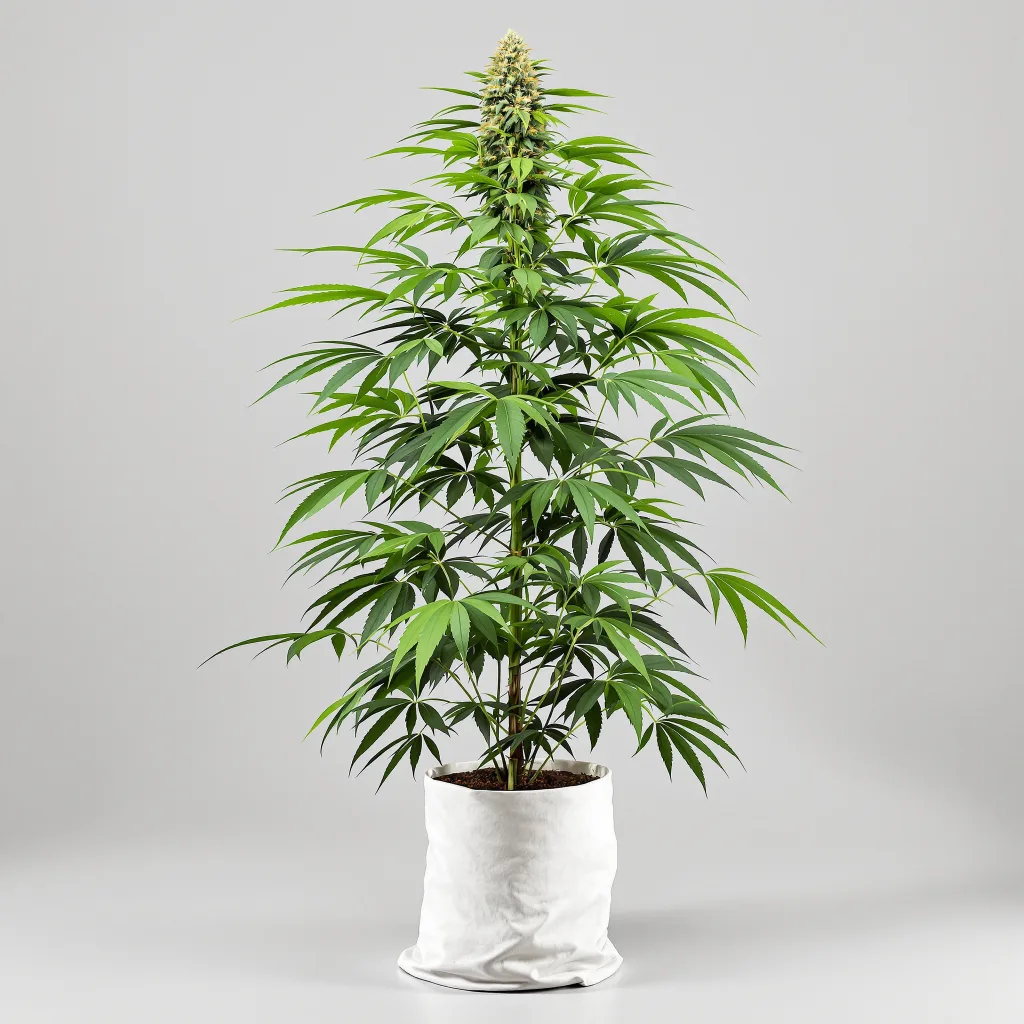 Amherst Diesel cannabis bud close-up showing lime-green airy structure