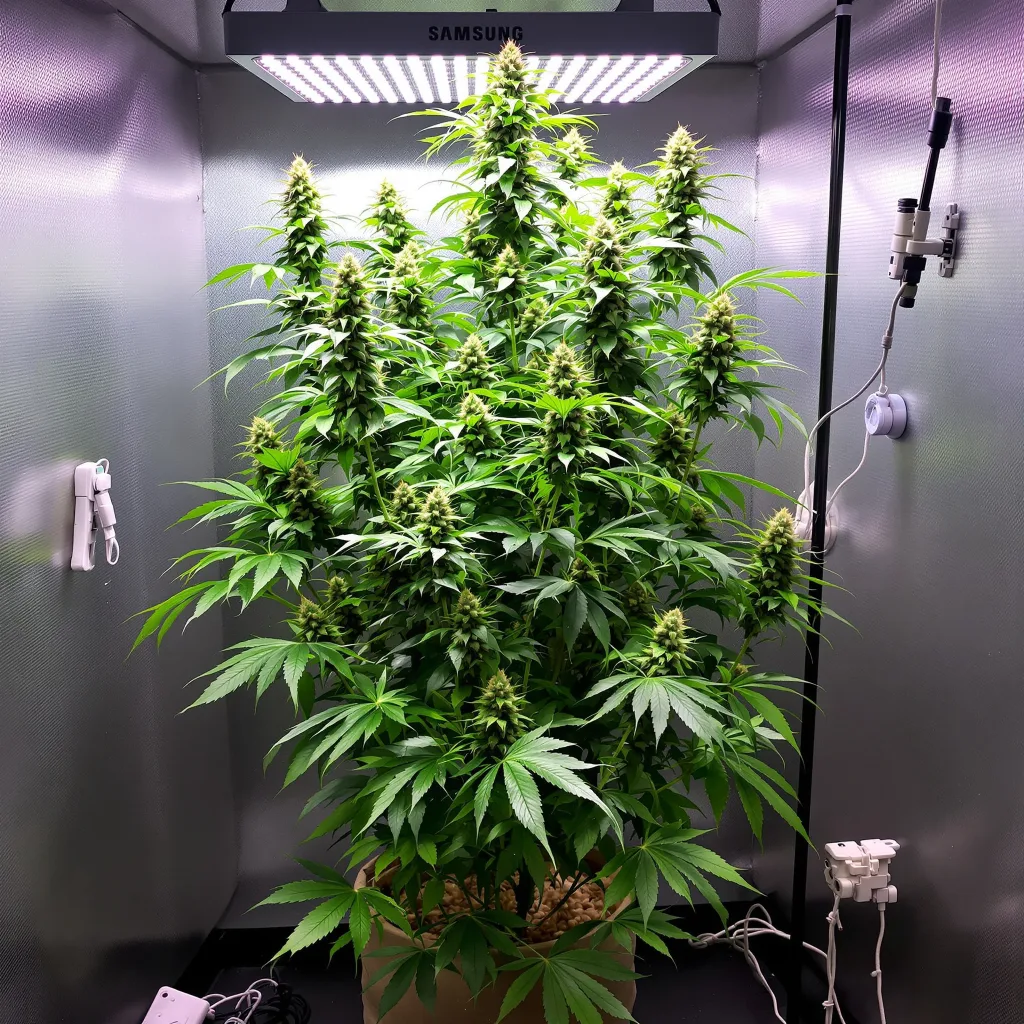 Apple Runtz 21% indica / 79% sativa flower with visible trichomes