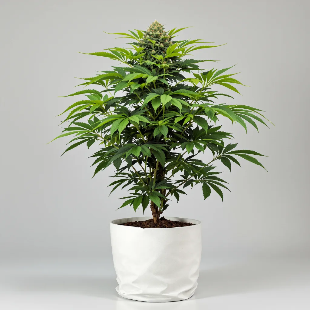 Banana Daddy cannabis bud close-up showing dense purple-tinged calyxes
