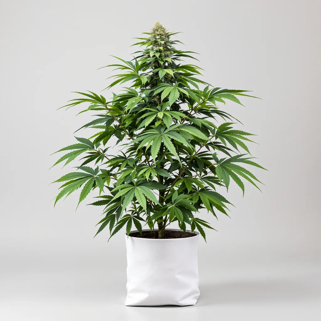 Banana OG cannabis bud close-up showing dense purple-tinged calyxes