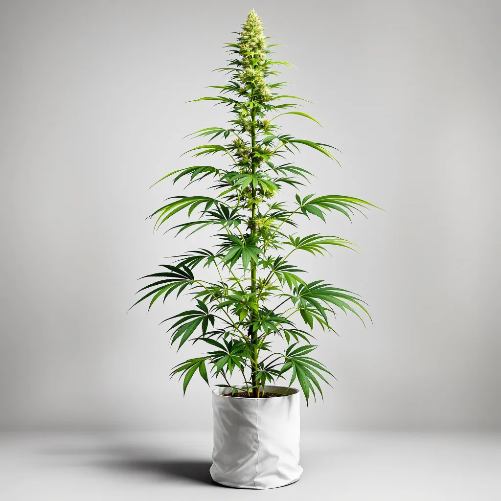 Bear Dance cannabis bud close-up showing lime-green airy structure