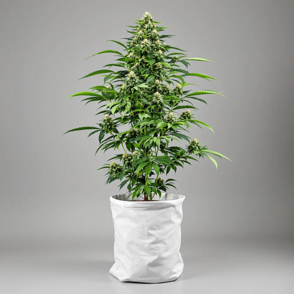 Big Band cannabis bud close-up showing open-bud structure with orange pistils