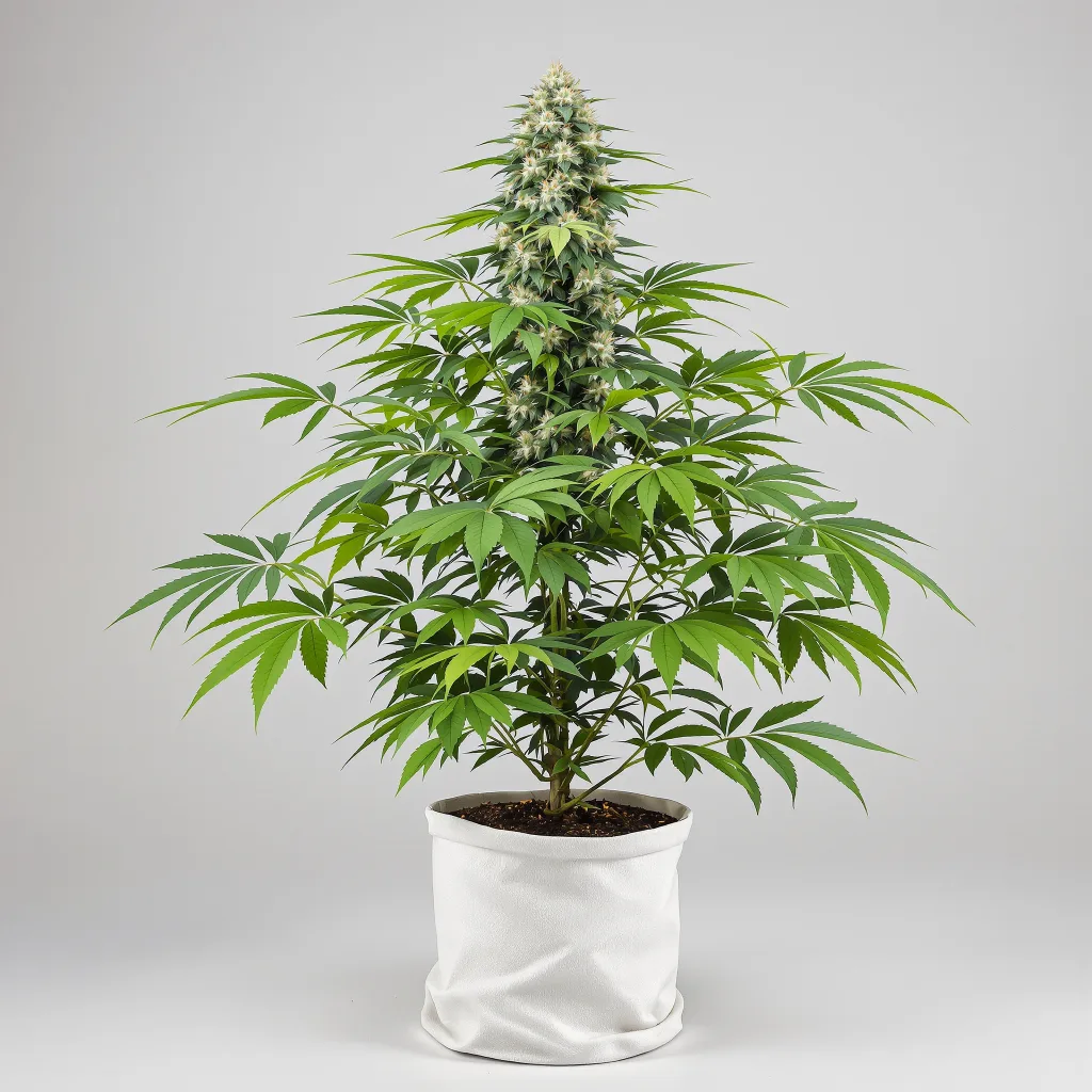 Big Bud cannabis bud close-up showing dense purple-tinged calyxes