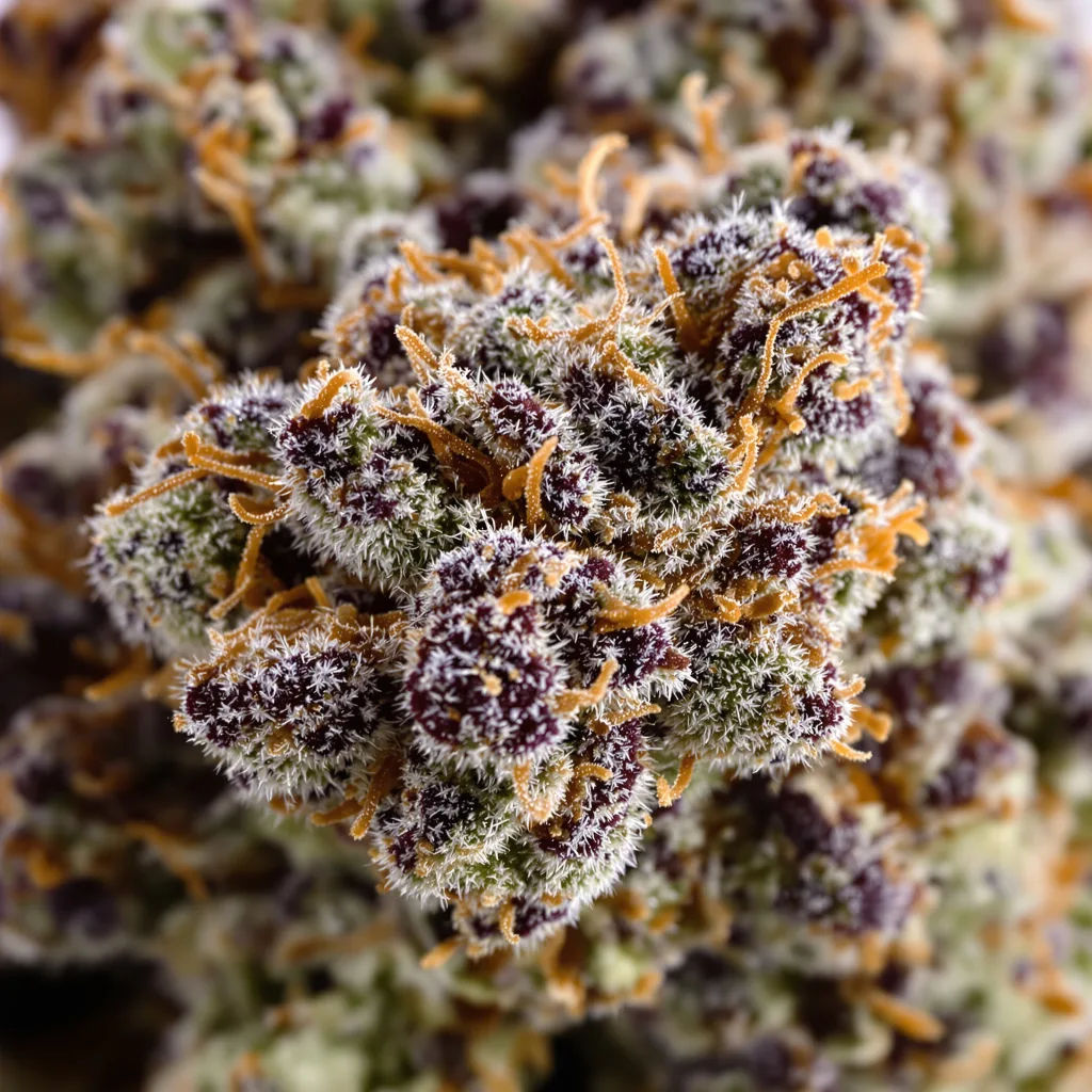Black Water Purple OG Cheese cannabis plant in flowering stage — 90-130 cm feminised