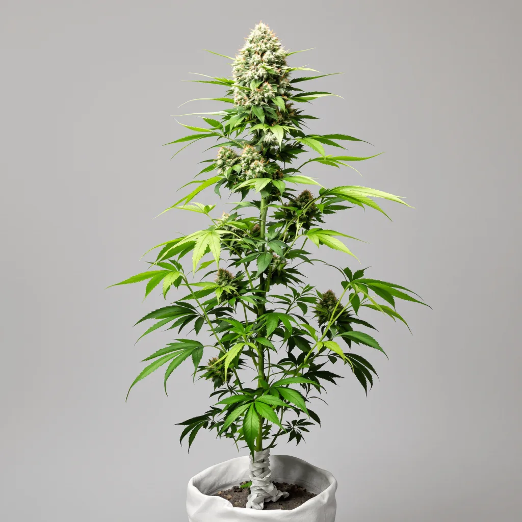Blackberry Pie cannabis bud close-up showing balanced bud structure with frosted trichomes