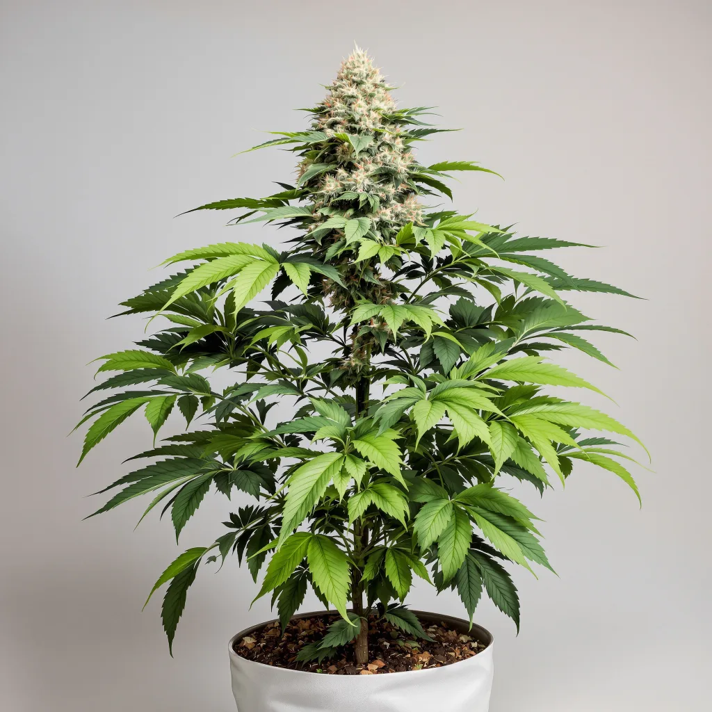 Blue Buddha cannabis bud close-up showing dense purple-tinged calyxes