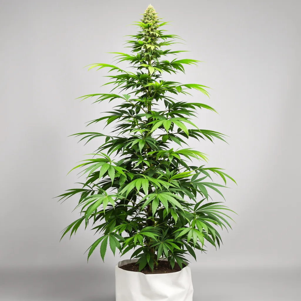 Blue Cinex cannabis bud close-up showing lime-green airy structure