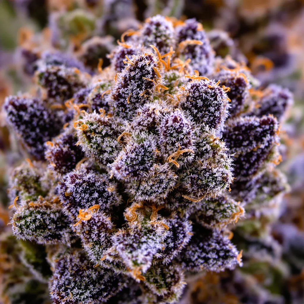 Blue Frost cannabis plant in flowering stage — 90-130 cm feminised