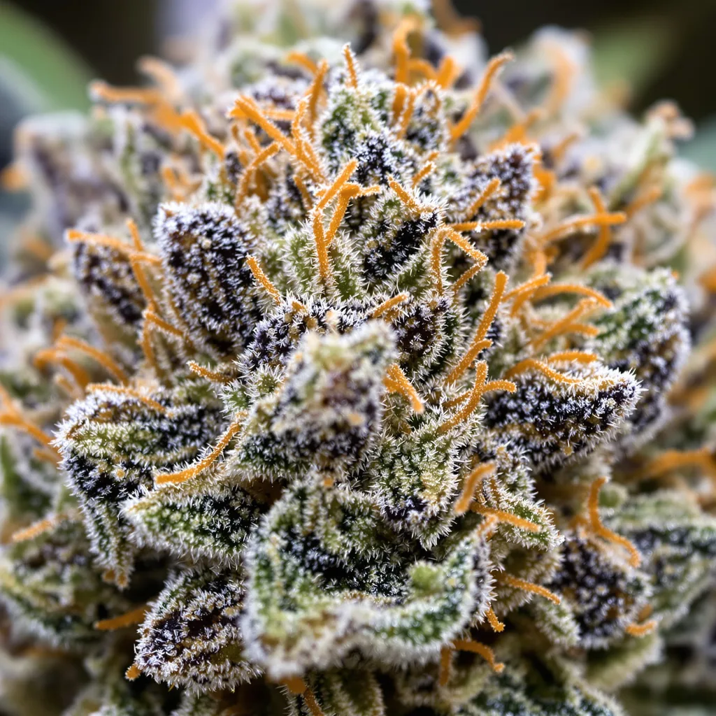 Blue Persuasion cannabis plant in flowering stage — 90-130 cm feminised
