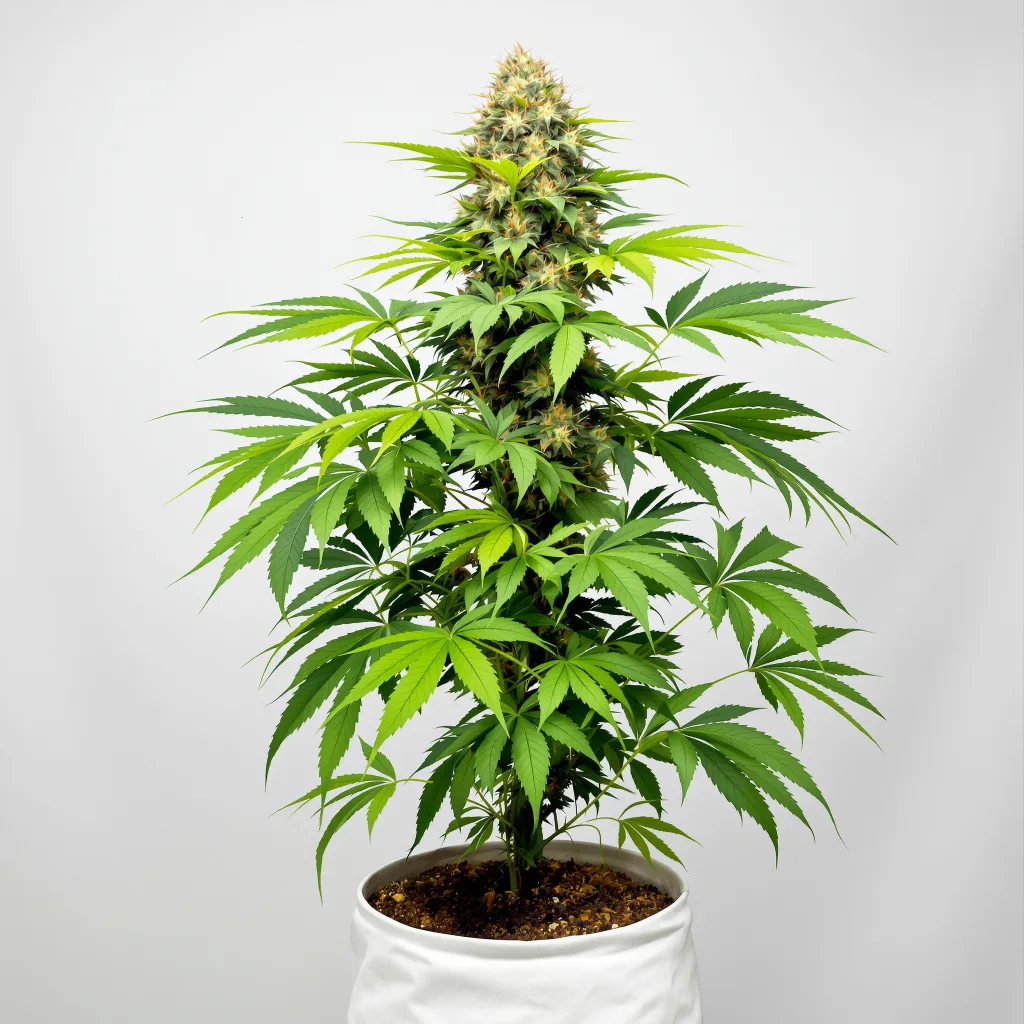 Blue Widow cannabis bud close-up showing dense purple-tinged calyxes