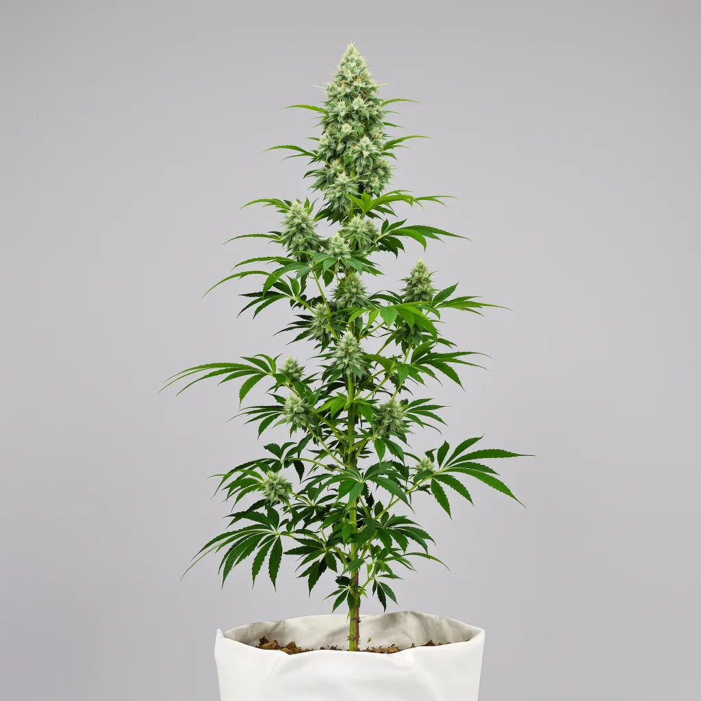 Bubba Tom Hayes cannabis bud close-up showing open-bud structure with orange pistils