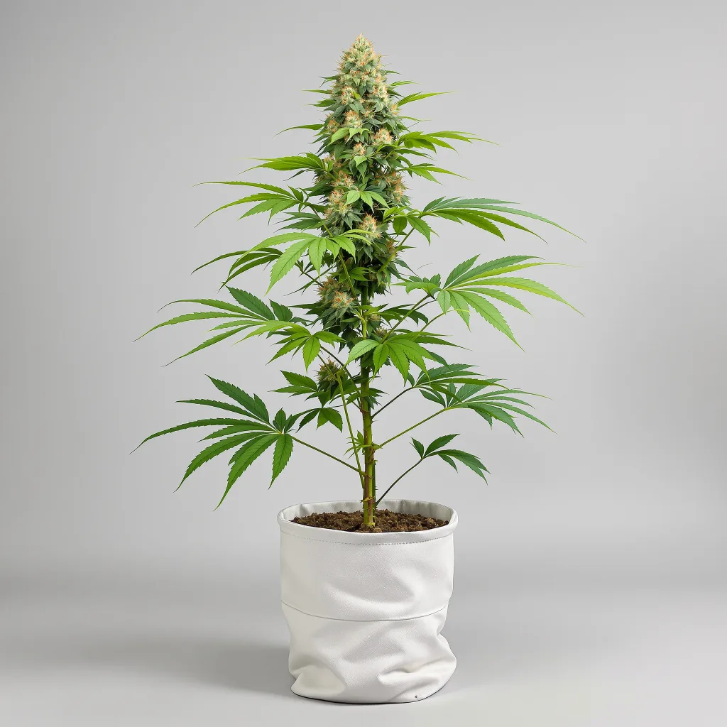 Burkle cannabis bud close-up showing dense purple-tinged calyxes