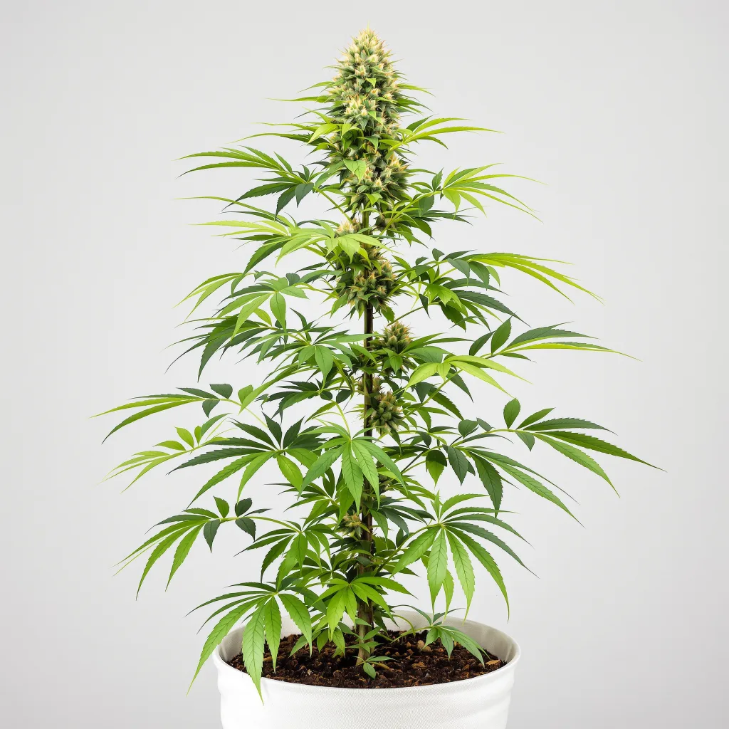 Candy Jack cannabis bud close-up showing balanced bud structure with frosted trichomes