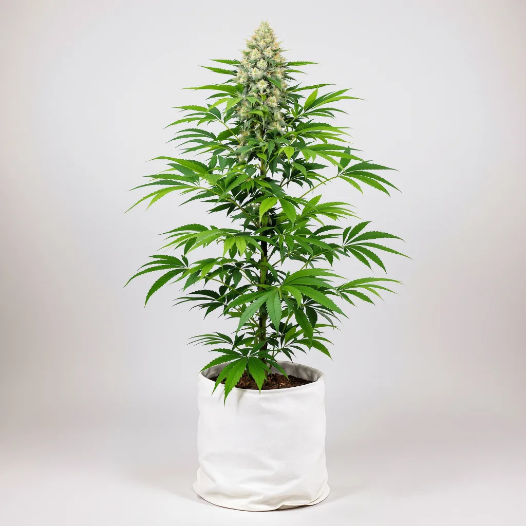 CBD Caramel cannabis bud close-up showing pale-green low-resin flower