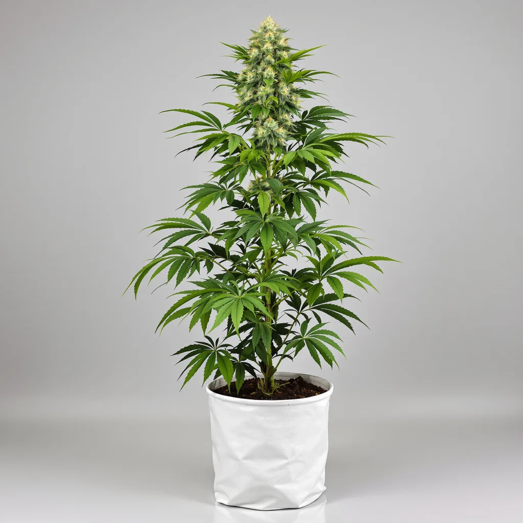 CBD Critical Mango cannabis bud close-up showing pale-green low-resin flower