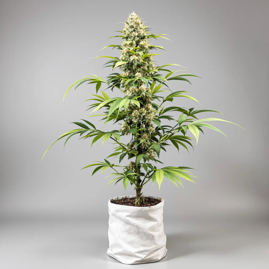 CBD PH Haze cannabis bud close-up showing pale-green low-resin flower