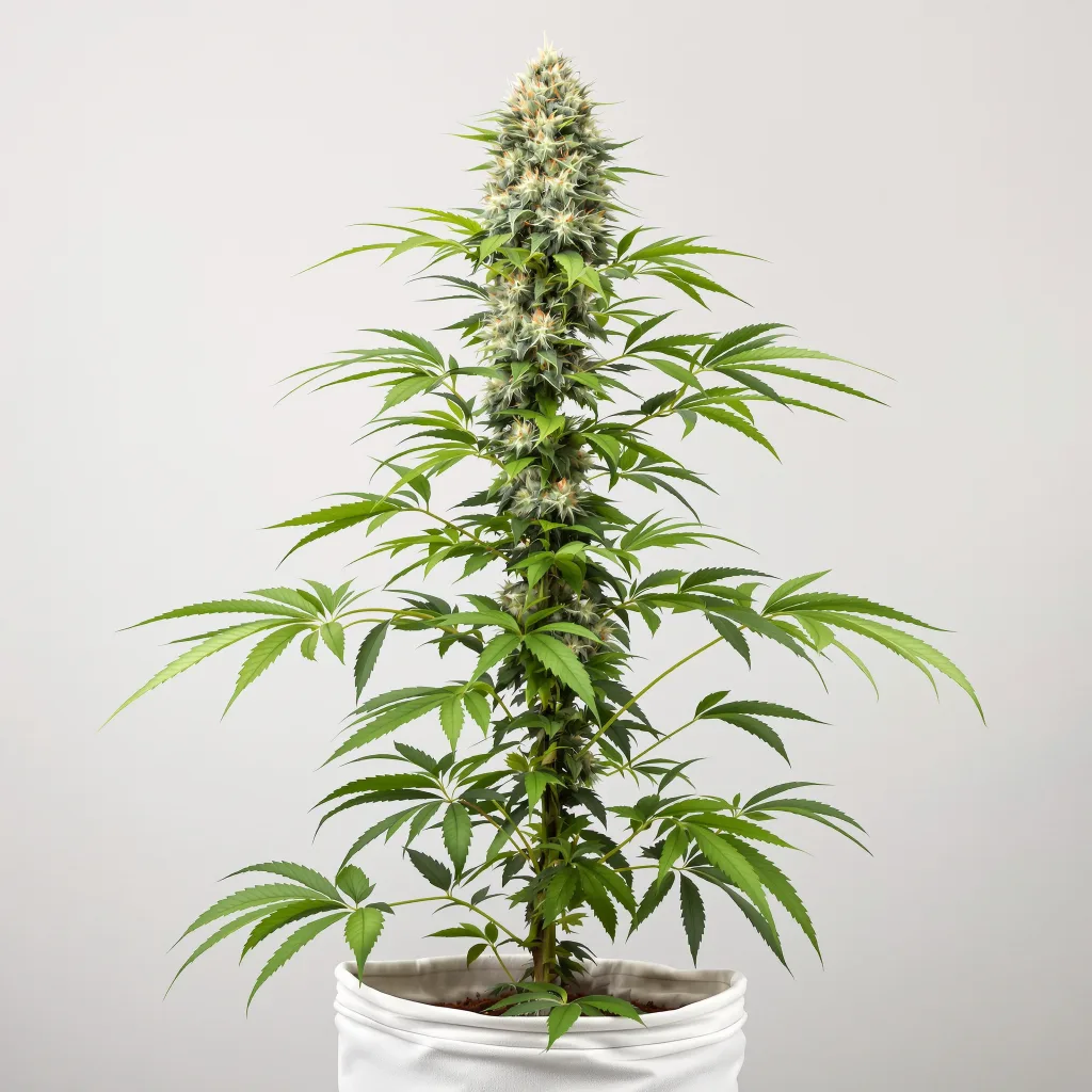 CBD Shark cannabis bud close-up showing pale-green low-resin flower