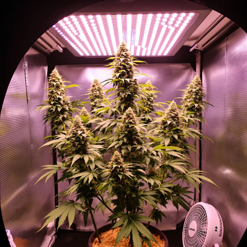 Cereal Milk cannabis plant in flowering stage — 120-180 cm feminised