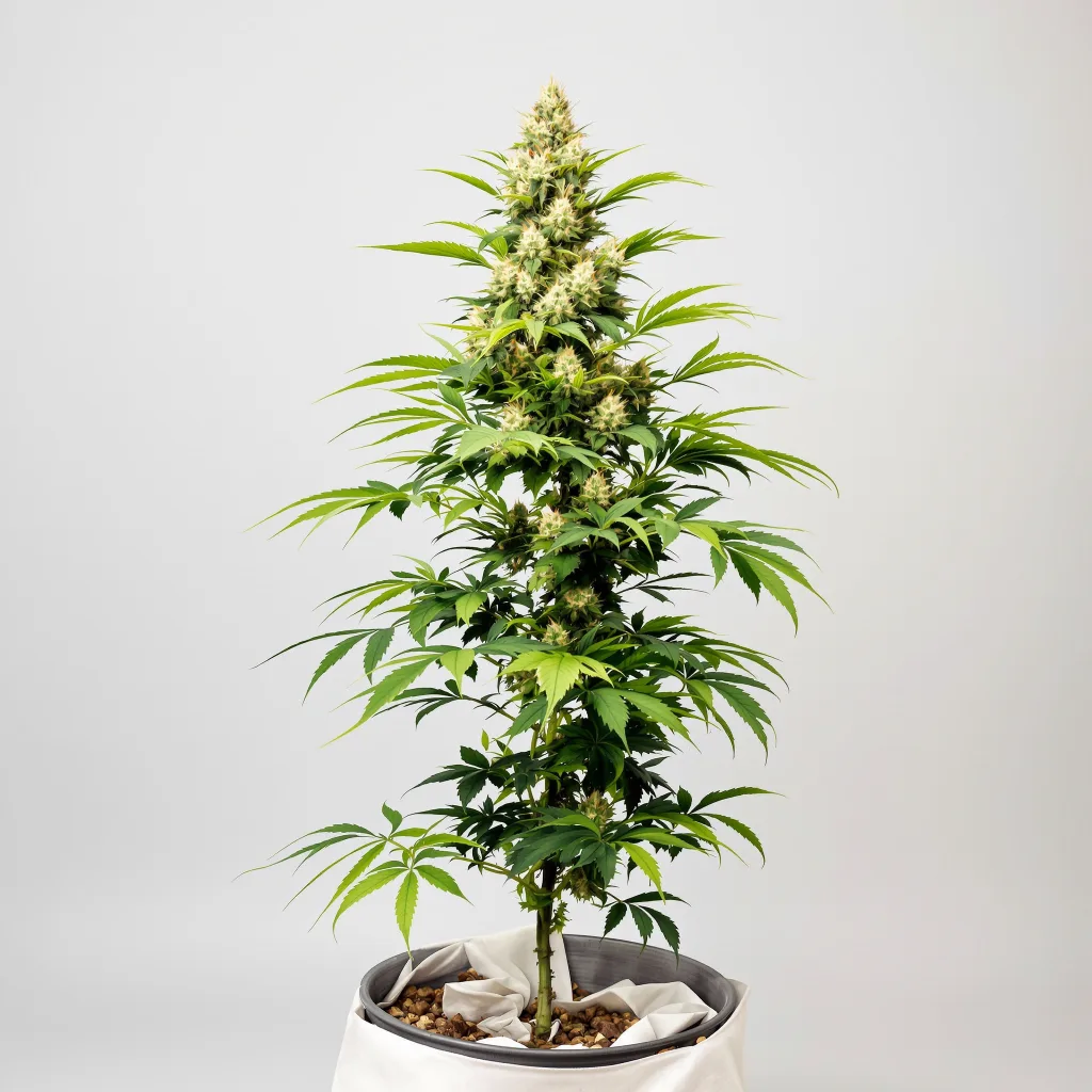 Cheeseburger cannabis bud close-up showing open-bud structure with orange pistils