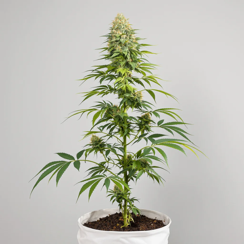 Chem D.O.G. cannabis bud close-up showing balanced bud structure with frosted trichomes
