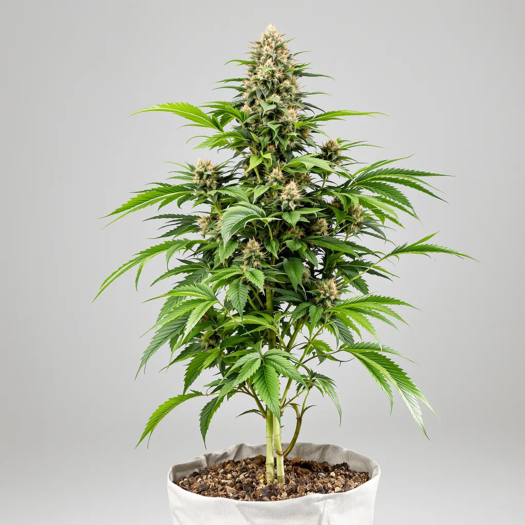 Chem Scout cannabis bud close-up showing dense purple-tinged calyxes