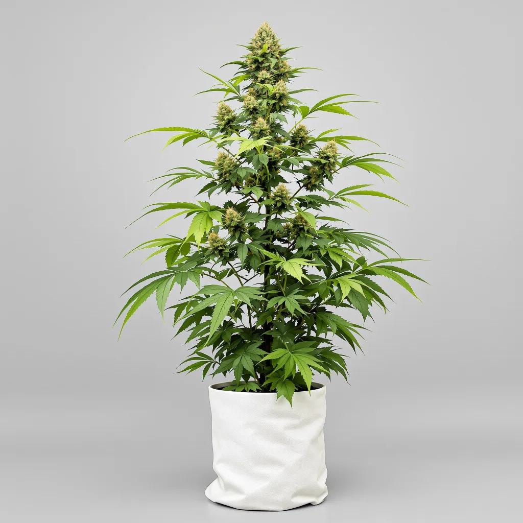 Chronic Thunder cannabis bud close-up showing balanced bud structure with frosted trichomes