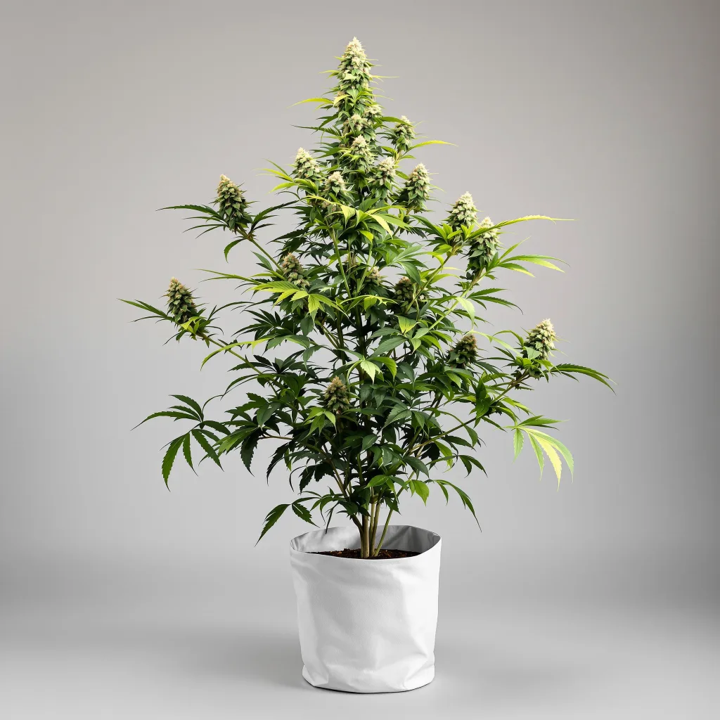 Church OG cannabis bud close-up showing balanced bud structure with frosted trichomes