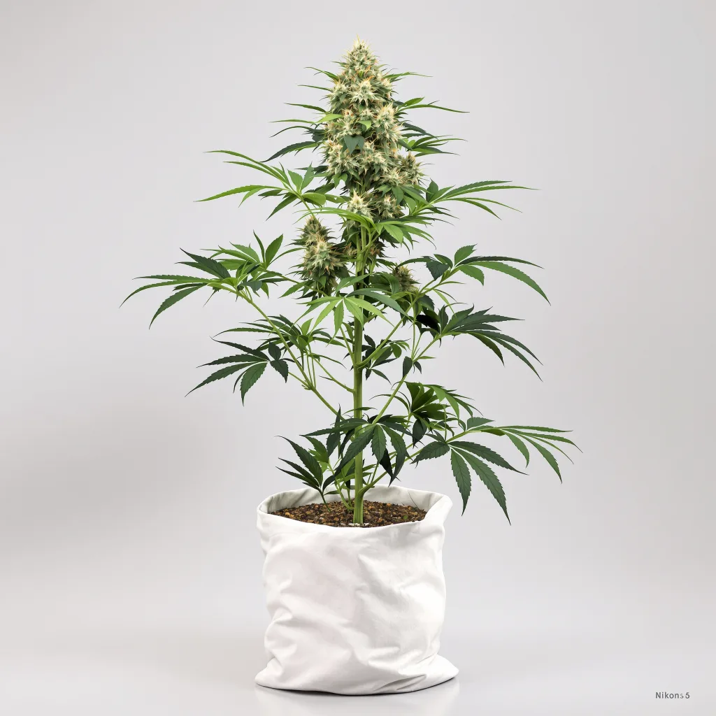 Cinex cannabis bud close-up showing open-bud structure with orange pistils