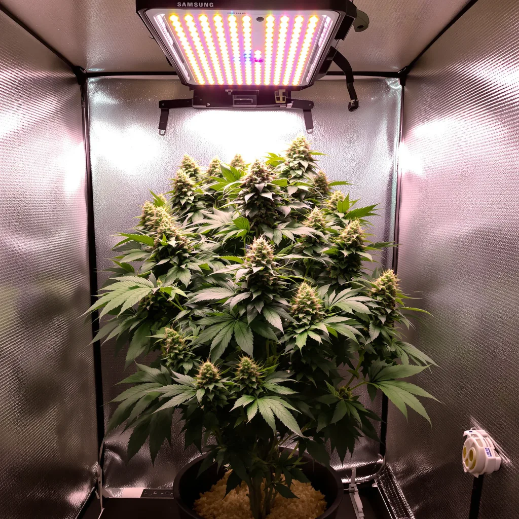 Colorado Clementines 79% indica / 21% sativa flower with visible trichomes