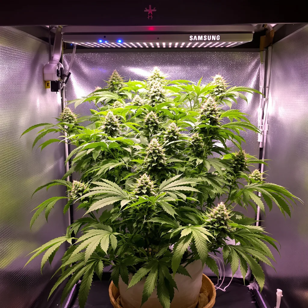 Confidential Wreck 76% indica / 24% sativa flower with visible trichomes
