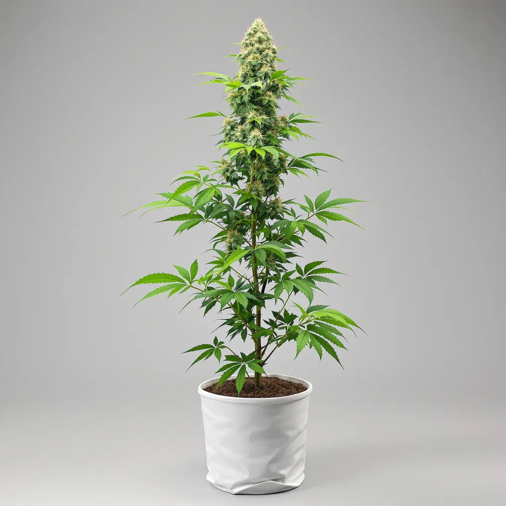 Cookies and Cream cannabis bud close-up showing balanced bud structure with frosted trichomes