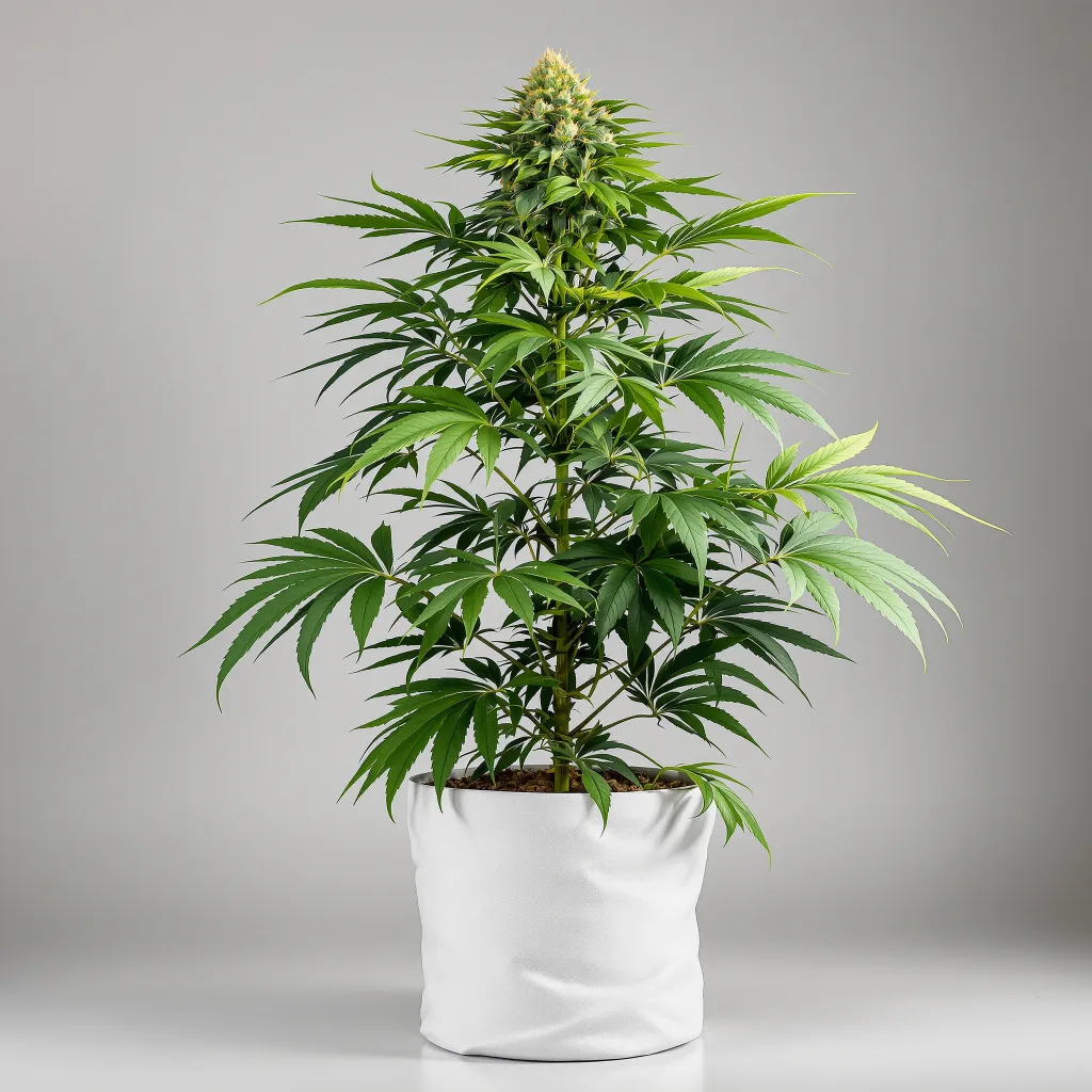Cream Caramel cannabis bud close-up showing dense purple-tinged calyxes