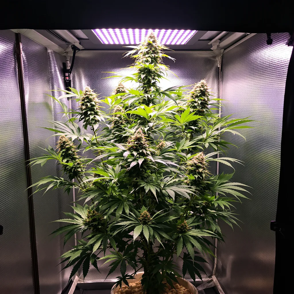 Critical Crack 15% indica / 85% sativa flower with visible trichomes